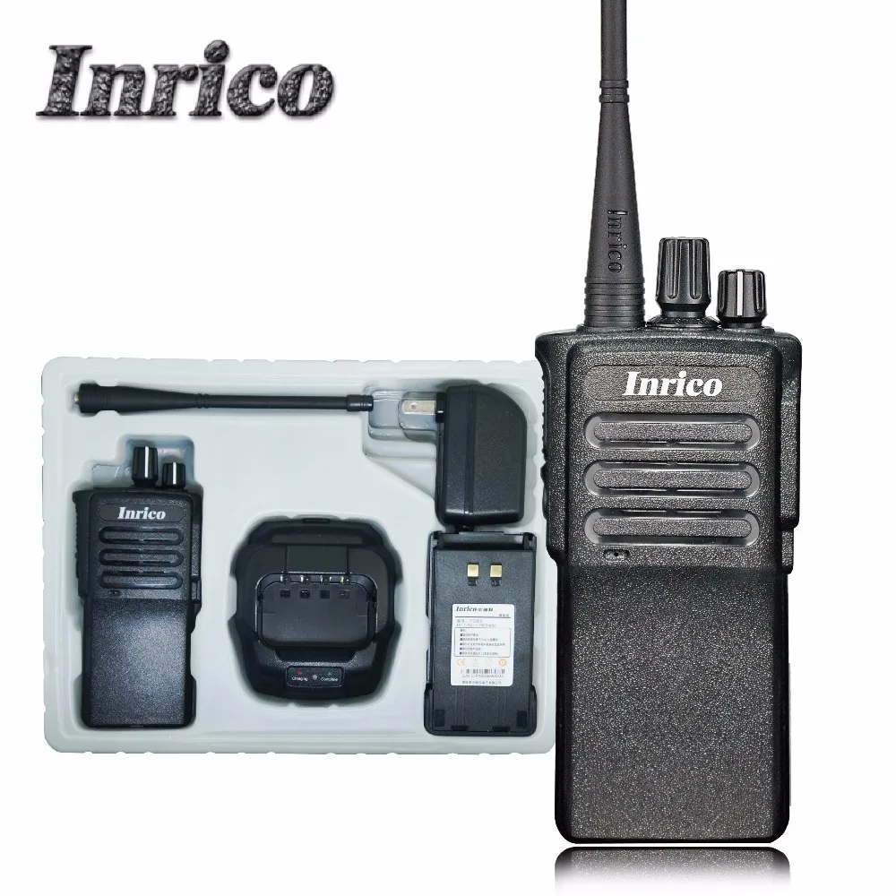 Высокочастотный полицейский Военный Мобильный приемопередатчик двусторонняя радиостанция Inrico IP3288