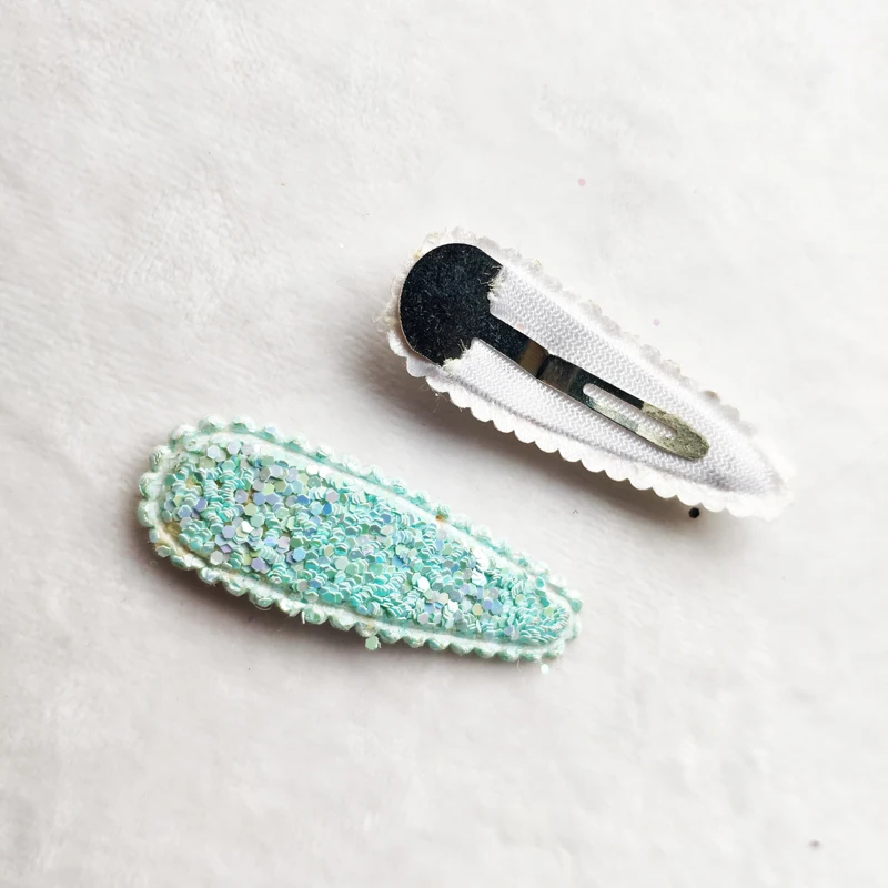 Cute Glitter Hair Snap Clip Hair Accessories Kids Hair Snap Clip