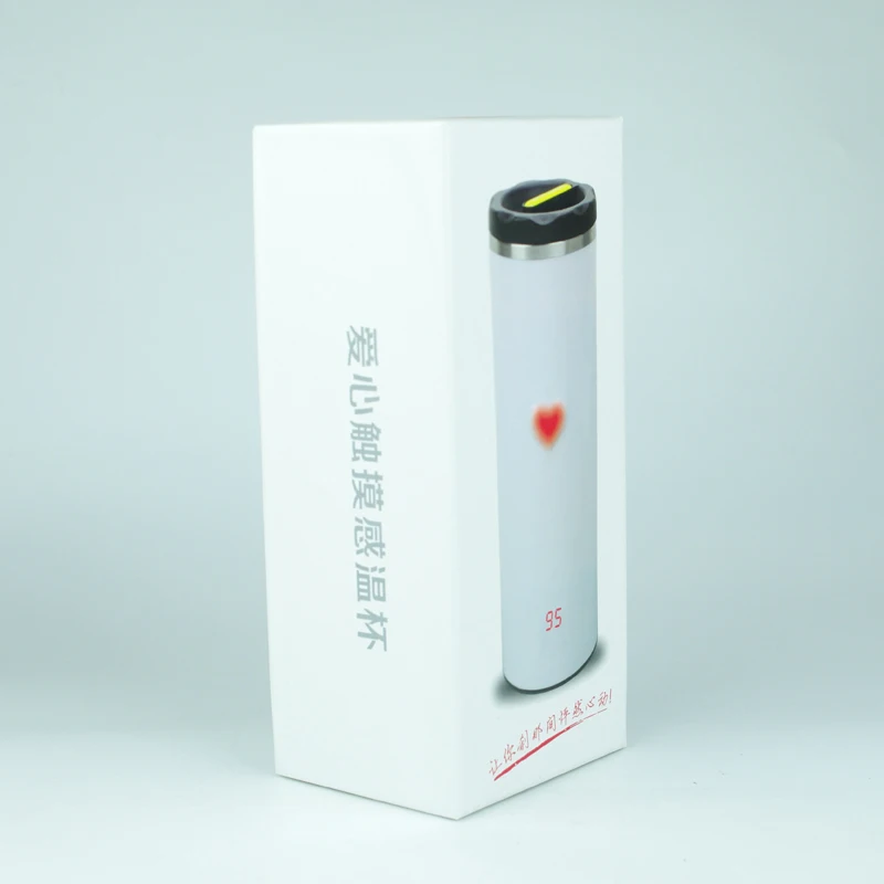 Smart Water Bottle rechargeable water bottle glowing thermos  Trace water temperature display temperature