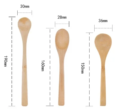 
Portable Bamboo Cutlery 3pcs set Spoon Knife Fork Set with customised logo on pouch travel reusable biodegradable 