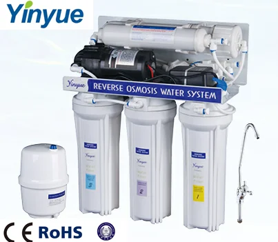 
household auto flushing RO system with pump 