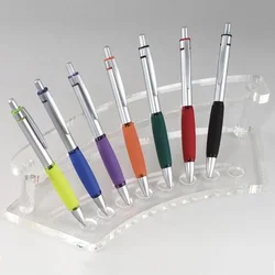 Cheap price clear acrylic pen stand organizer custom metal pen holder with logo