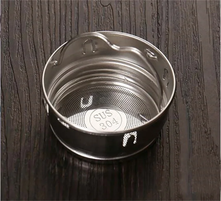 2019 double wall portable bamboo lid glass tea infuser water bottle for office