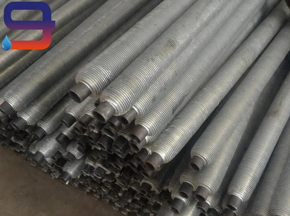 energy saving heat transfer extruded spiral finned tube