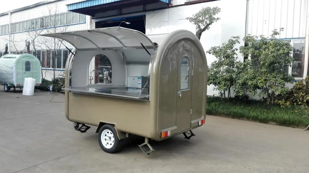 Street Kitchen Catering Mobile Snack Kiosk Food Vending Cart