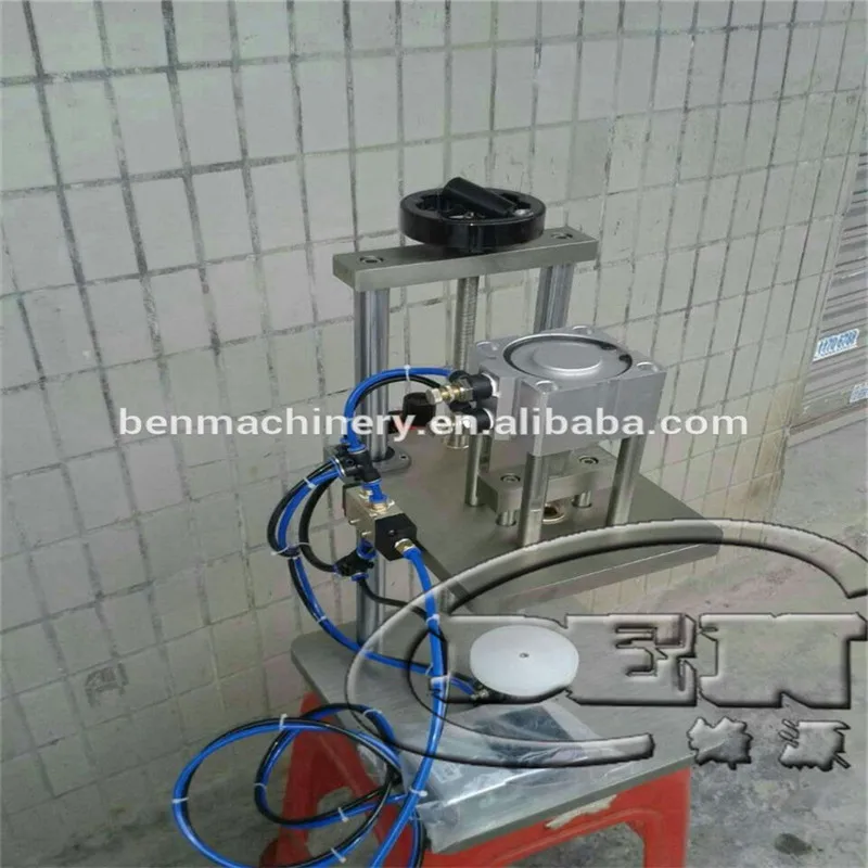 Factory Price Tabletop Electric Beverage Food Glass Plastic Metal Flat Screw Semi-auto Bottle Capping Machine