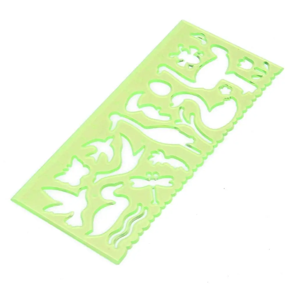 Custom Plastic Pattern Template Stencil Drawing Ruler Stencils