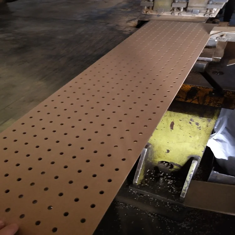 Customized size punching perforated 3d mdf panels for furniture manufacturer