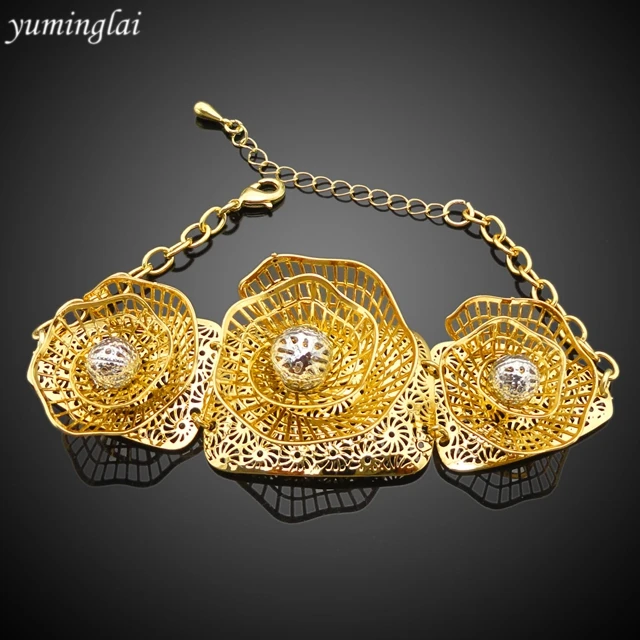 African wedding jewellery designed bridal jewelry set 24k gold dubai