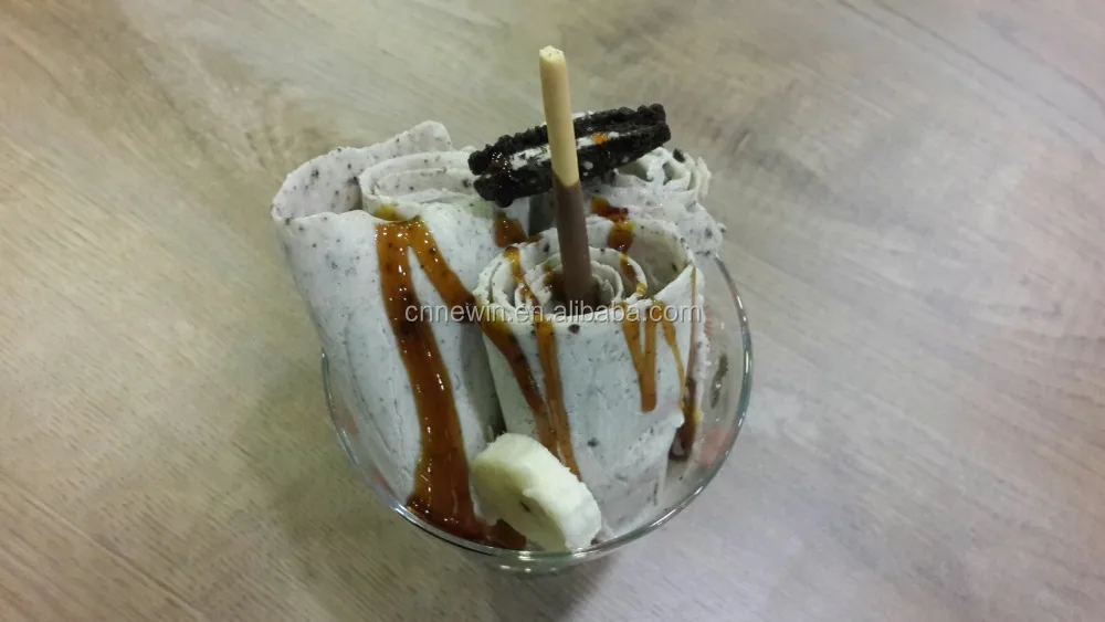 Thai Tawa Single pan Fried ice cream machine USA Europe for sale 1 pan