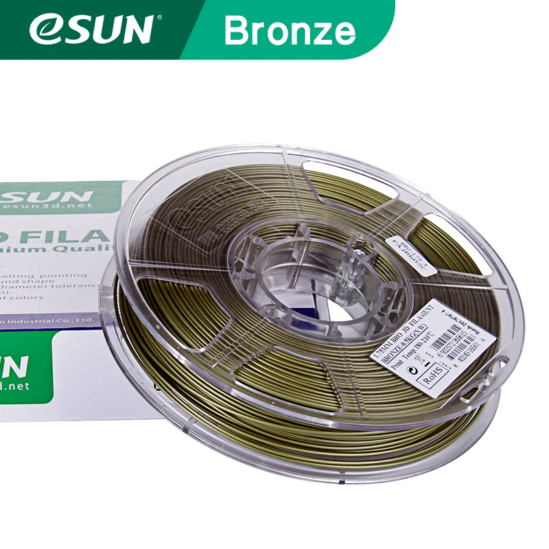 eSUN  bronze 1.75mm Bronze filament for 3D printer 1kg  pla for 3d printer