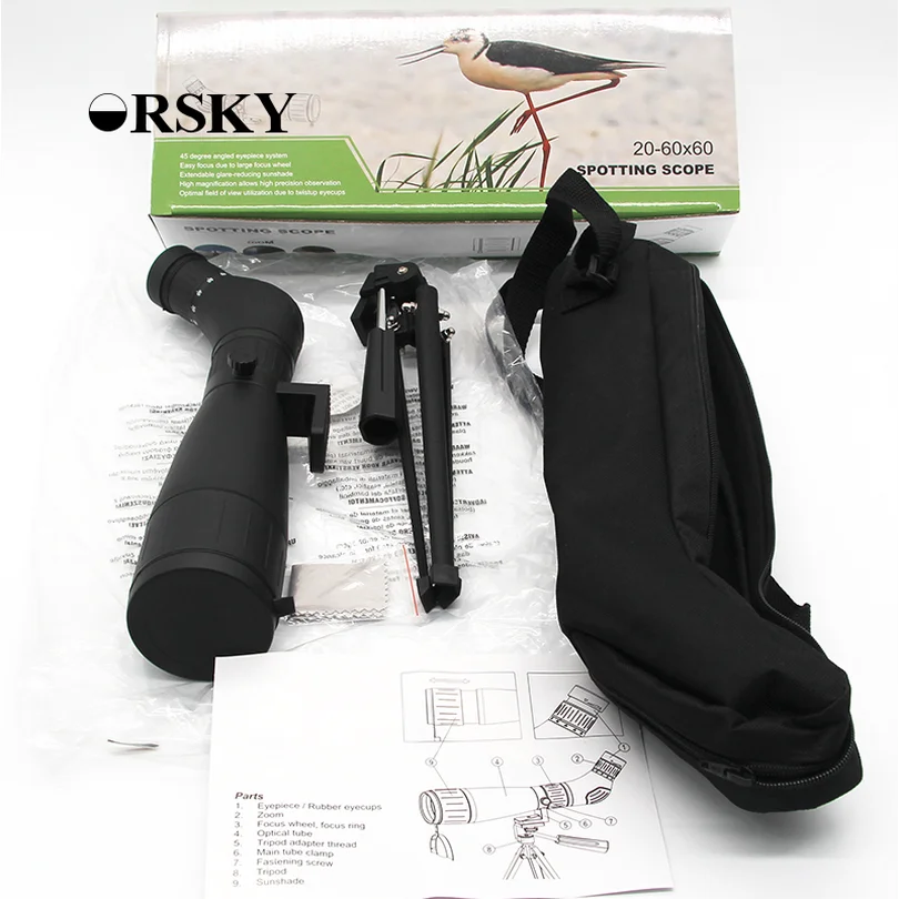 2021 zoom ed spotting scope as gift for hunting camping and birding