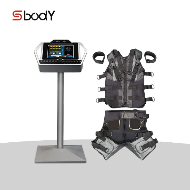 Wireless EMS bio suit electrostimulation fitness machine