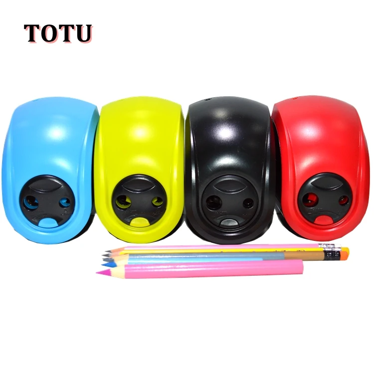 Электрическая точилка для карандашей с двойным отверстием и питанием от USB