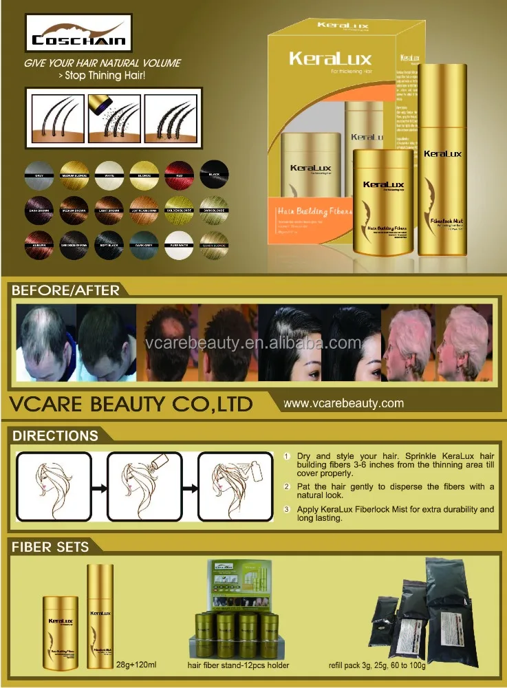 booster instant refill powder thicker bottle keratin hair cover effective color spray pump applicator black hair fibers