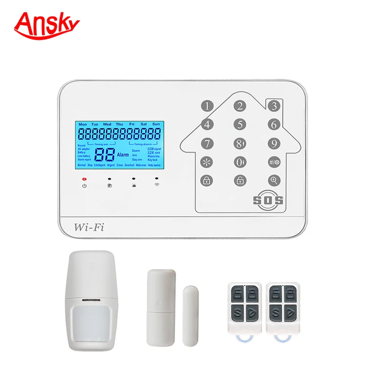 IP Camera integrated digital wireless home automation burglar security gsm alarm system