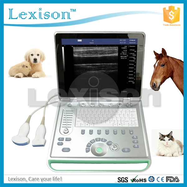 Portable vet ultrasound machine for dog horse pregnancy test