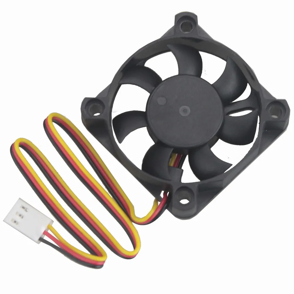 Gdstime GDA5010 50x50x10 мм 50 мм подшипник постоянного тока 12 В 3-контактный FG функциональный осевой Бесщеточный вентилятор для вентиляционного охлаждения корпуса