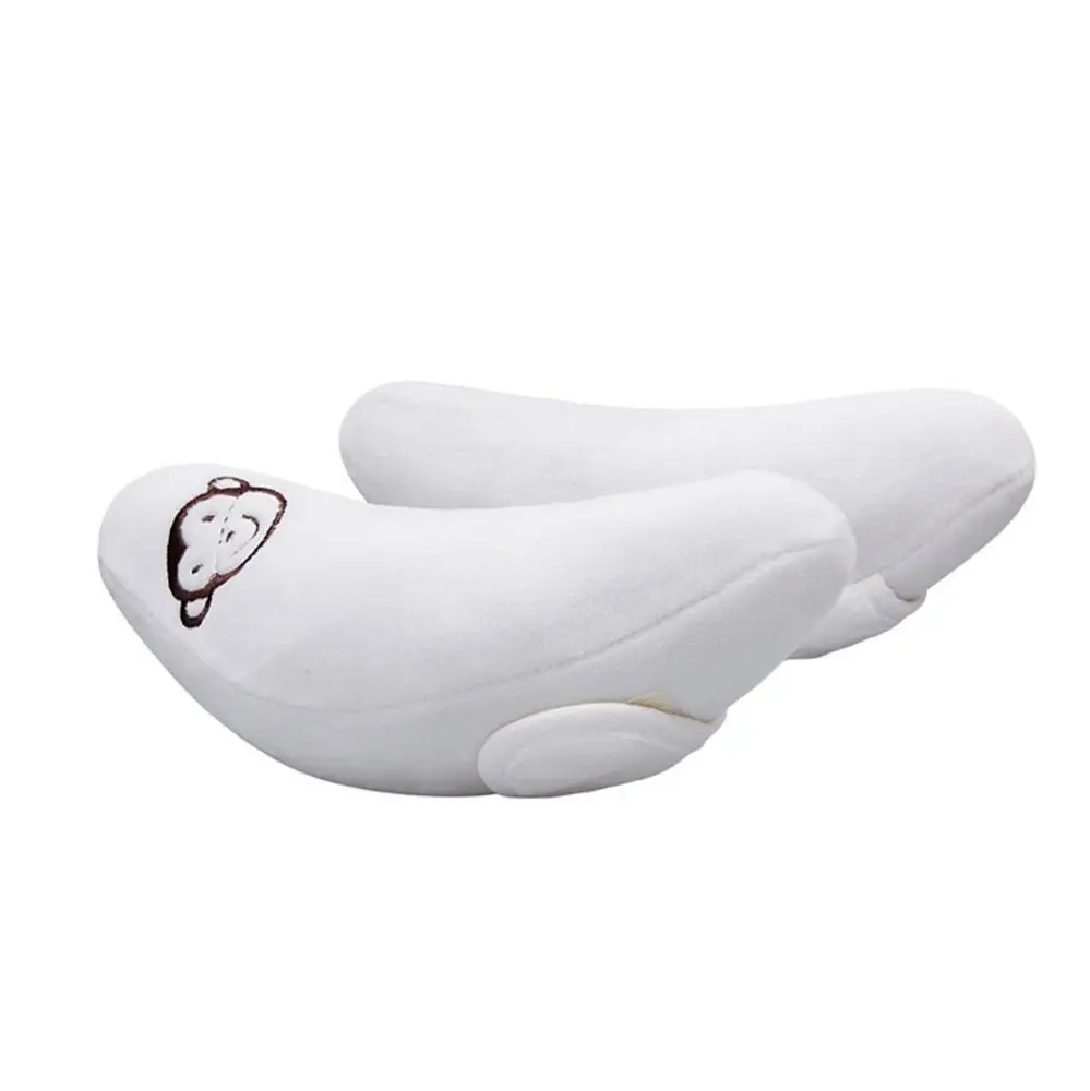 Customized Adjustable Toddler Safety Headrest Support Plush Banana Shape Baby Neck Pillow