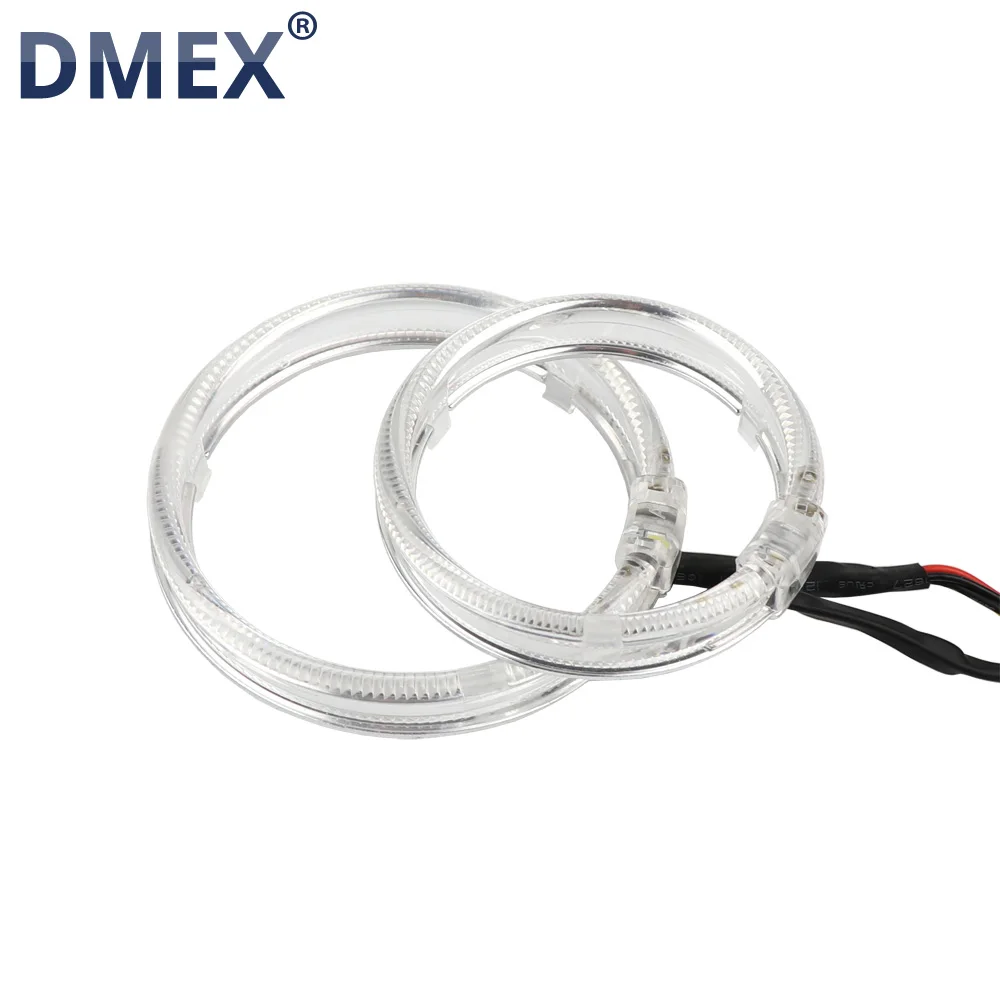 DMEX Super Bright Halo Rings LED Angel Eyes Headlight 80mm Auto Day Light Headlight 95mm Car Motorcycle DRL Light Bulb Lamp