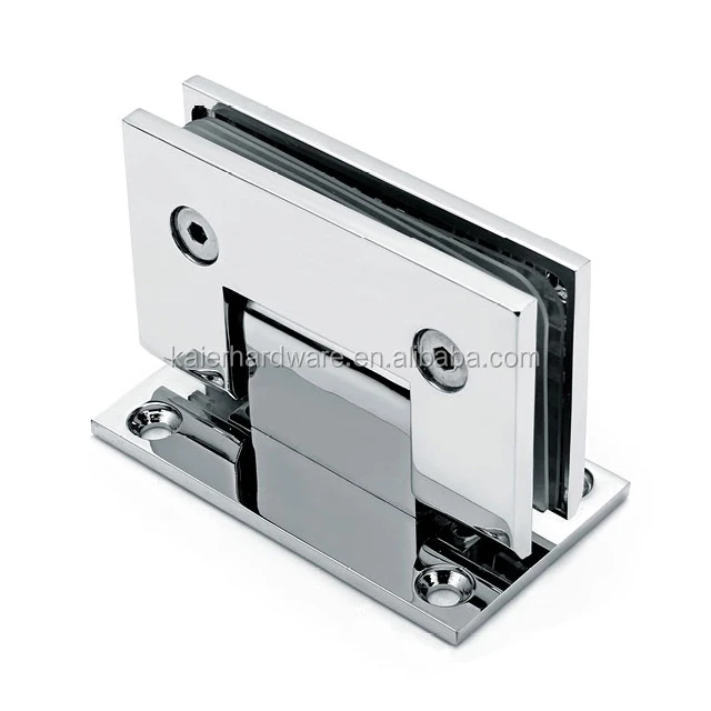 Square 90 degree wall mounted shower glass door hinge