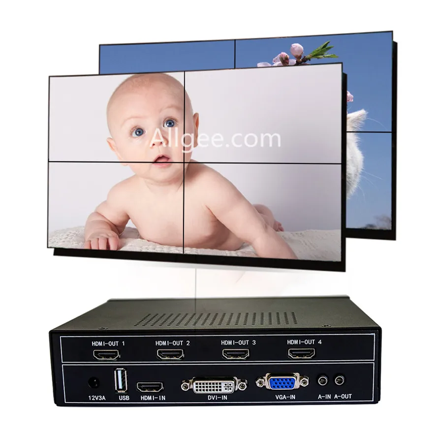 Процессор цифровой аудио видео настенный контроллер 2*2 для 4 телевизоров