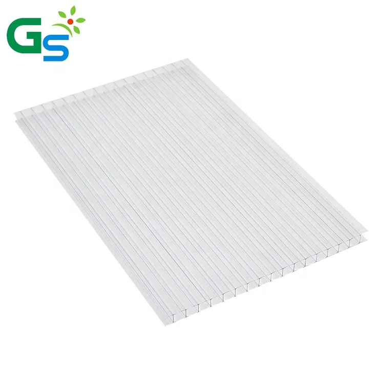 Green Anti UV PC Hollow Sheet Polycarbonate Roof Price