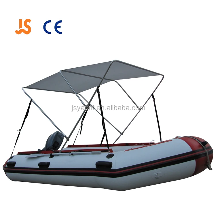 Недорогая китайская Жесткая алюминиевая надувная лодка на 8 человек с электромотором
