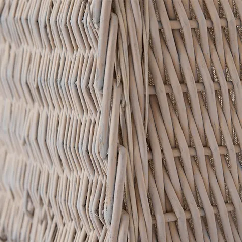 Home Center Cotton Fabric Lining Willow Wicker Food Fruit Hamper Gift Baskets In Bulk