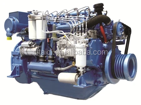 Weichai Deutz WP6 Series Marine Diesel Engine with gearbox 122hp-185hp