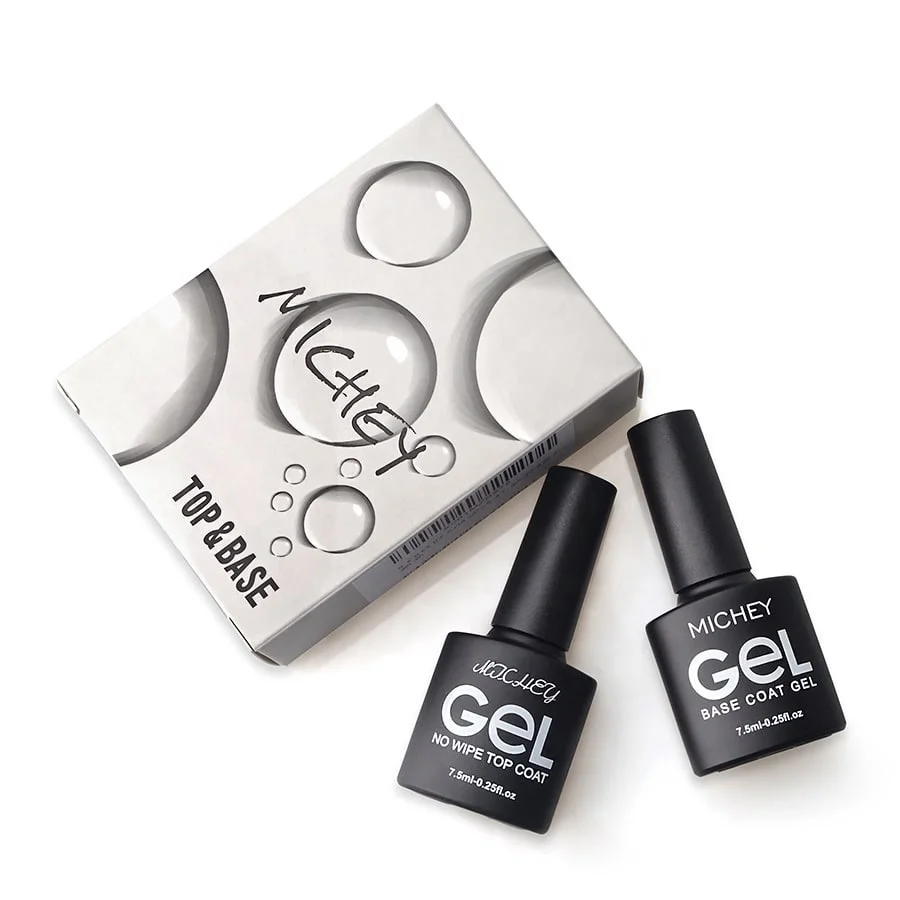 LOW MOQ OEM Private Label Gel Top Coat And Base Coat With Free Sample
