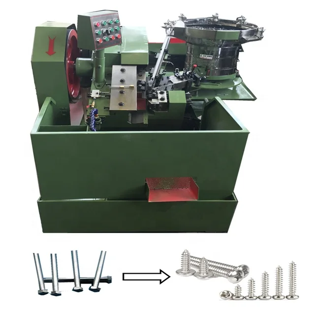 Сверхскоростной автоматический винтовой болт Резьбовая прокатная машина