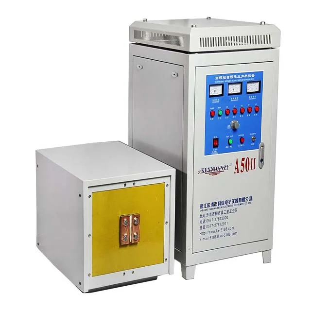 Best seller environmental 50kw high frequency induction heating iron smelting machine