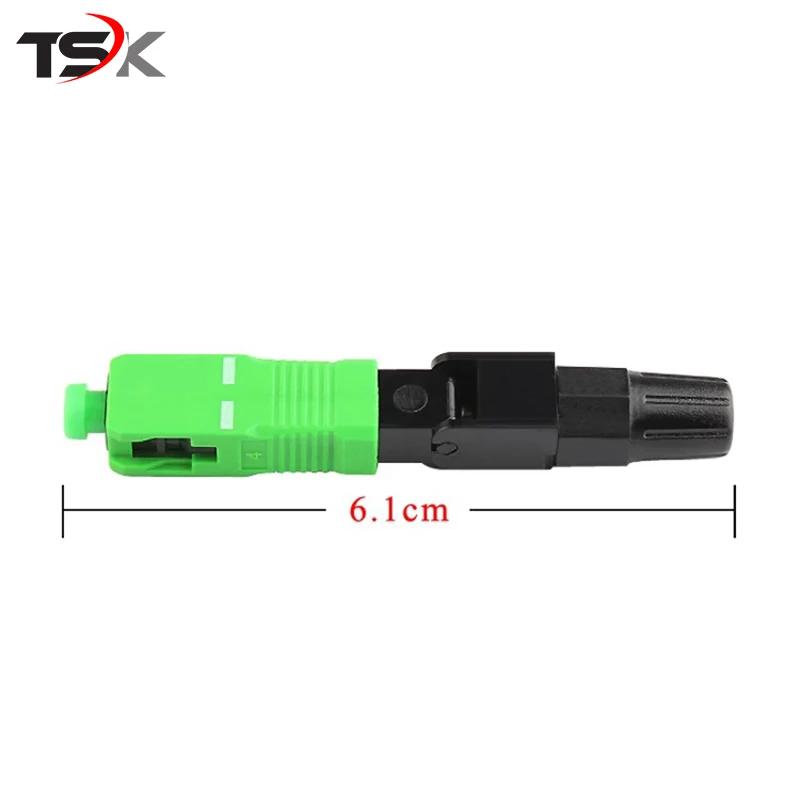
China Manufacturer FTTH Field Quick Assembly Fiber Optic SC APC Fast Connector 