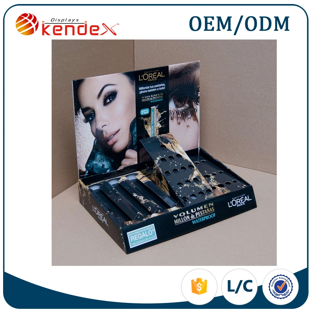 DIY многогранный тушь для ресниц демонстрационные стенды-стеллажи для Лореаль Косметика паяльная станция