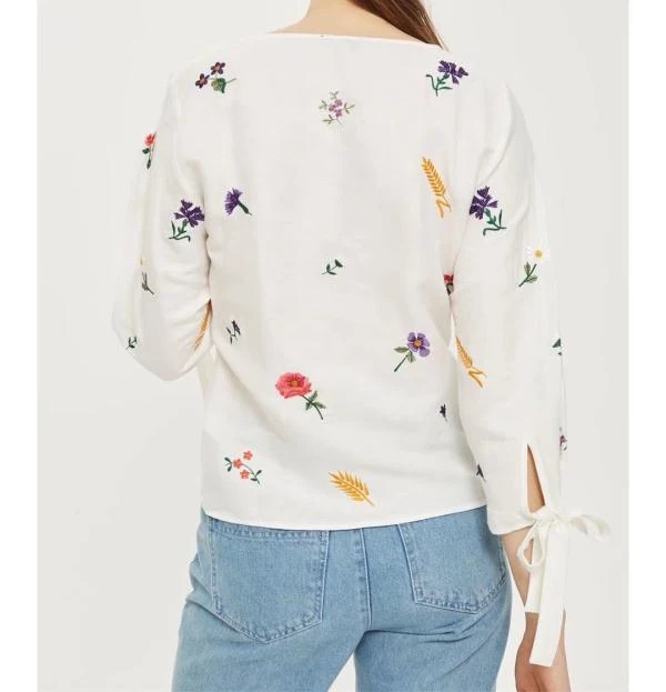 Оптовая продажа фабричная одежда для зрелых женщин блузки с красивым дизайном