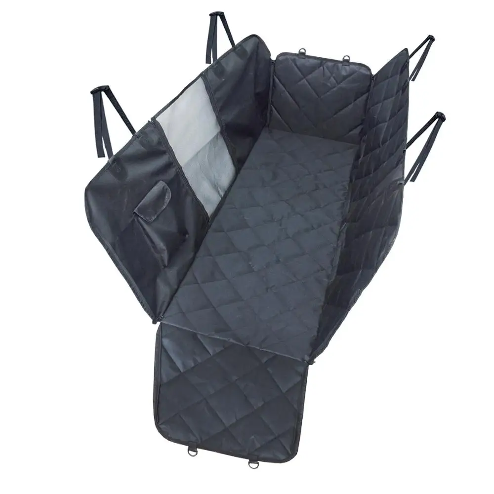 Geerduo Waterproof Durable Pet Dog Car Seat Cover Hammock with Viewing Mesh Window Storage Pocket