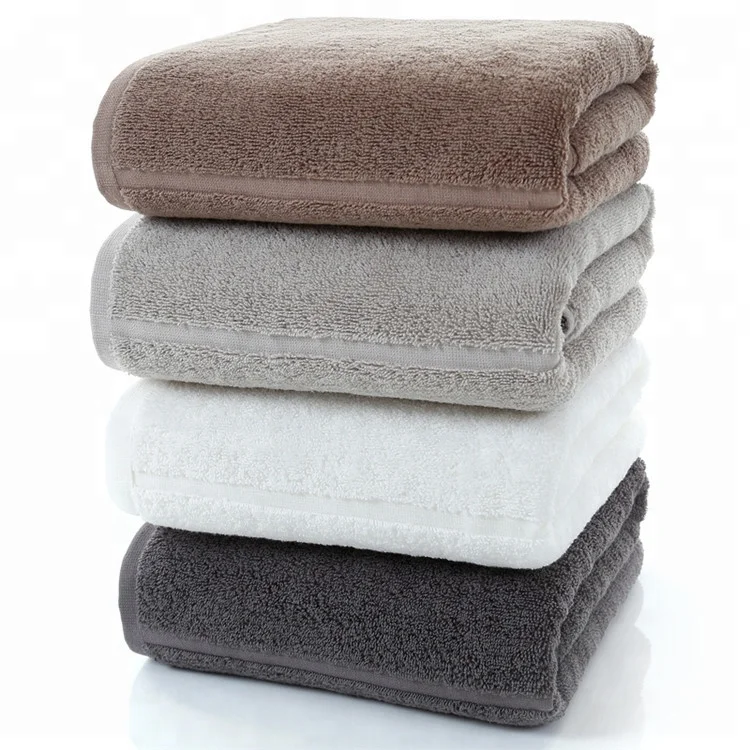 Luxury oeko tex thick Cotton bath towel With Customized Logo