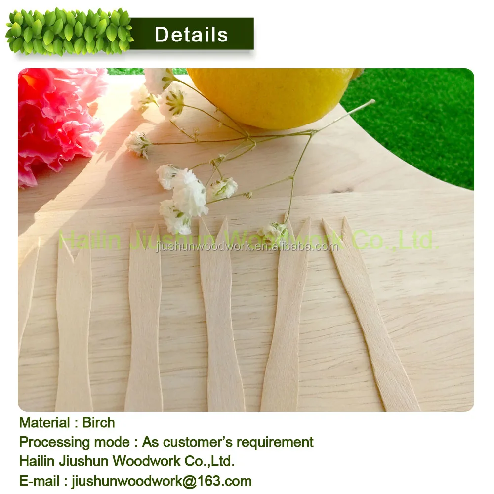 
Wooden french fries / chip fork food grade factory price 