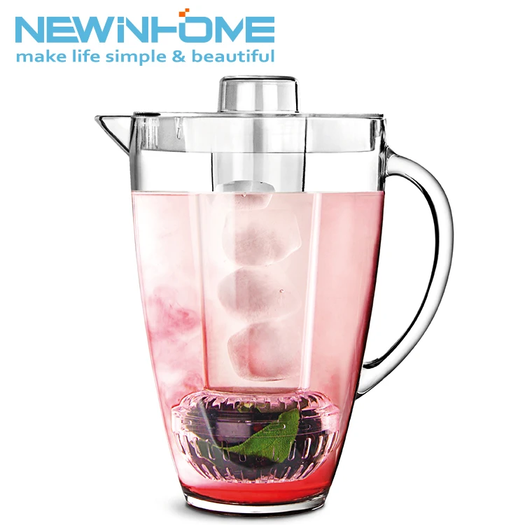 Beverage Fruit Infusion Flavor Wholesale Ice Tea PS Plastic Pitcher