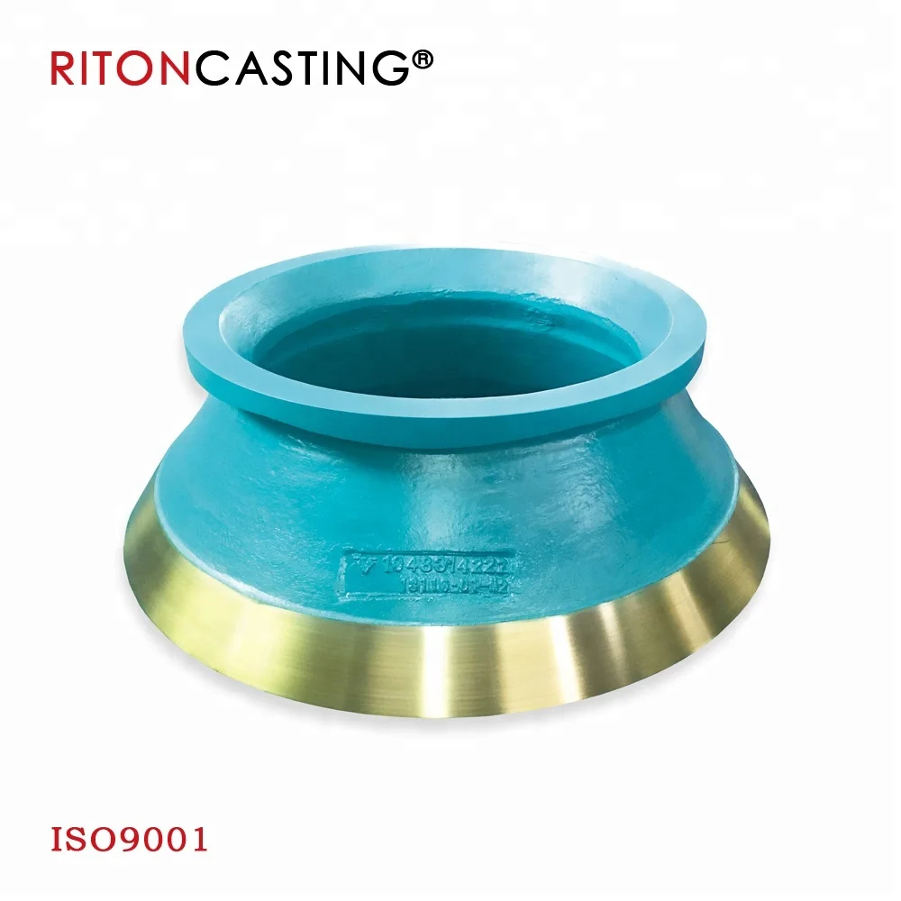 
Manganese Steel Casting Mantle for Mining Machine Cone Crusher Wear Parts 