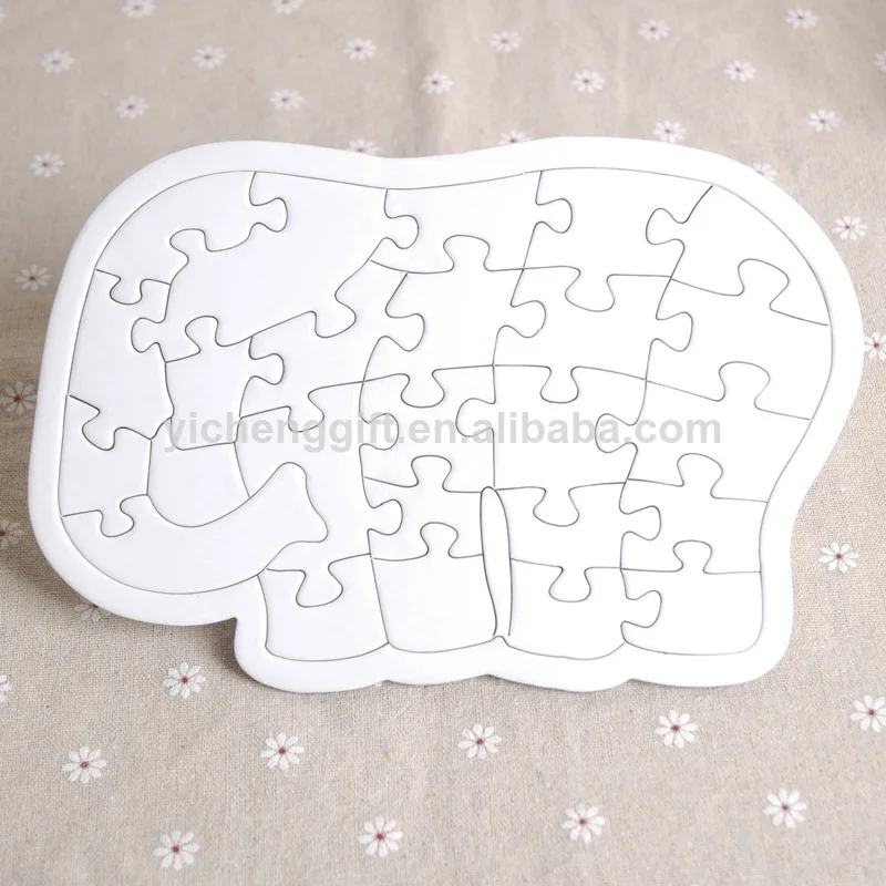 2014 пустой высечки бумаги головоломки