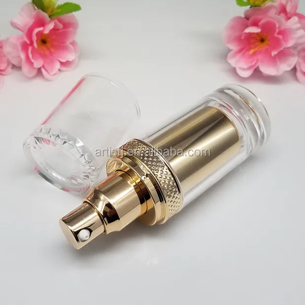 
Various size empty acrylic airless cosmetic packaging bottle plastic jar for skin care 