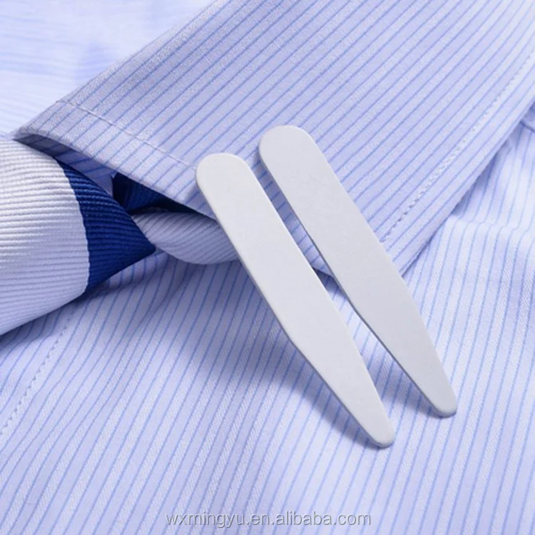 Rigid PVC White plastic Collar stays Collar bones