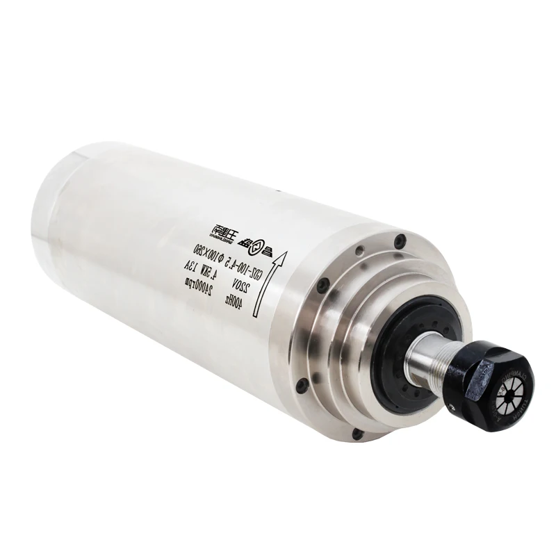 gdz100-4.5 4.5kw water cooled spindle motor for wood engraving