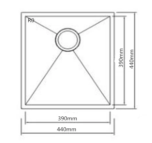 camping motorhome industrial kitchen equipment wash basin sizes utility sink bowl