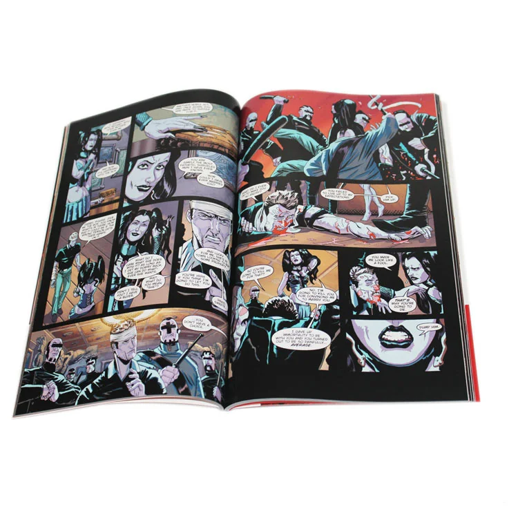 Custom Design Cheap Color Printing Adult Paper Comic Books