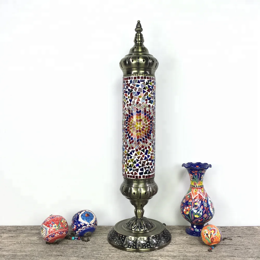 Настольные лампы в турецком стиле с мозаикой