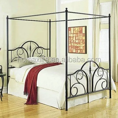 DB-9021 навес металлическая кровать оптовая продажа кованая мебель