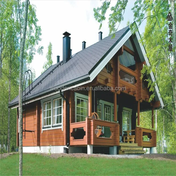 Modern and cheap wooden villa prefabricated house